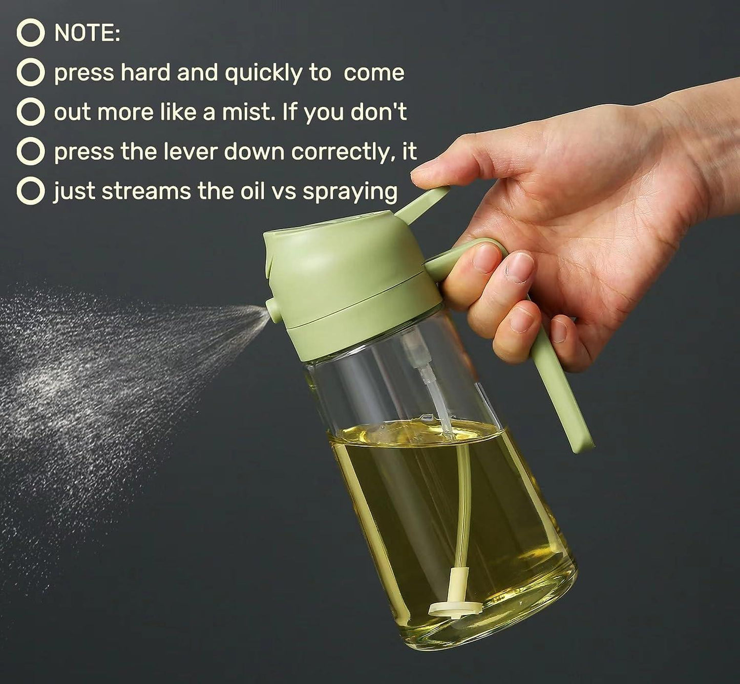 500ml Portable Sprayer Oil Dispenser, TheGrabify®