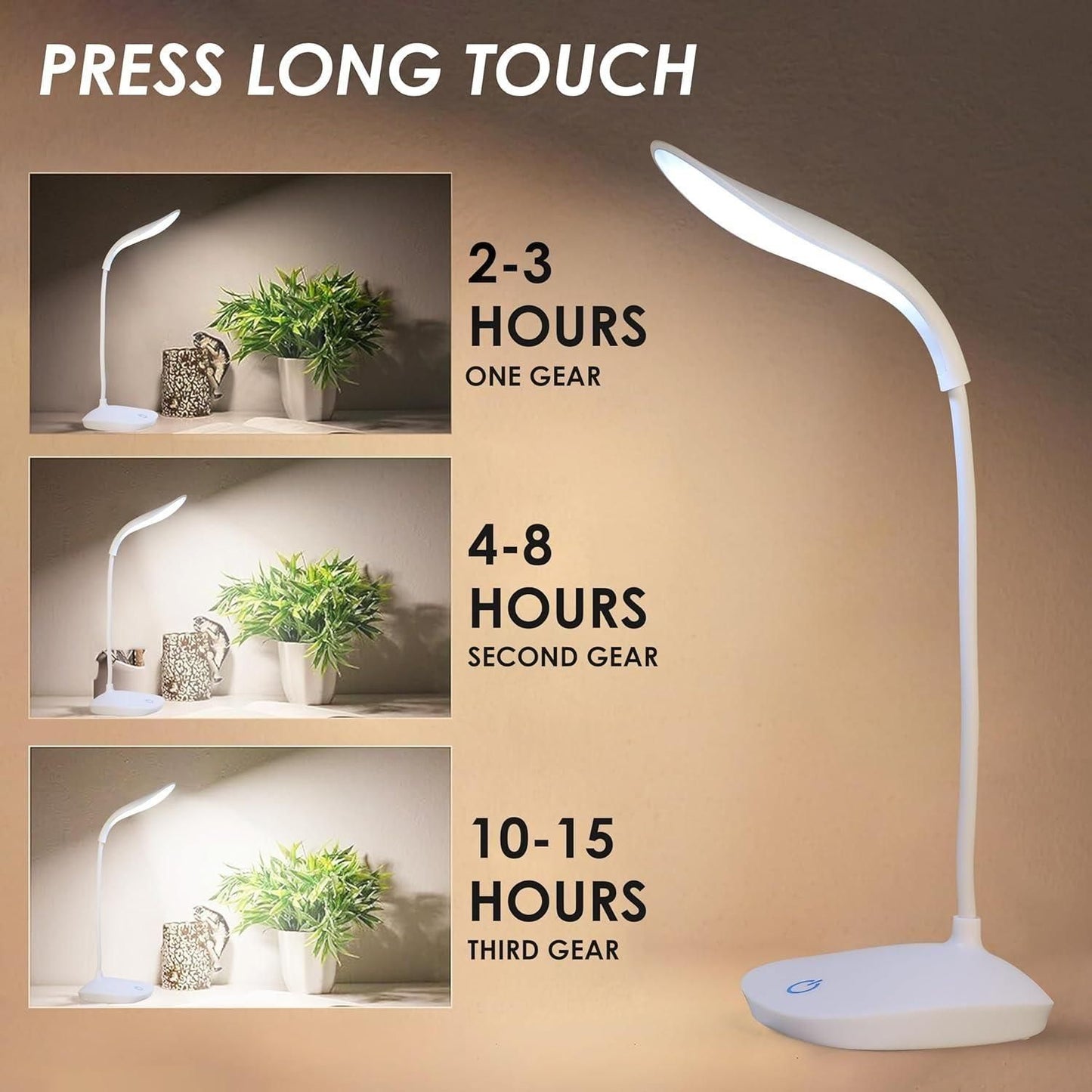 Battery Operated Table Lamp, TheGrabify®