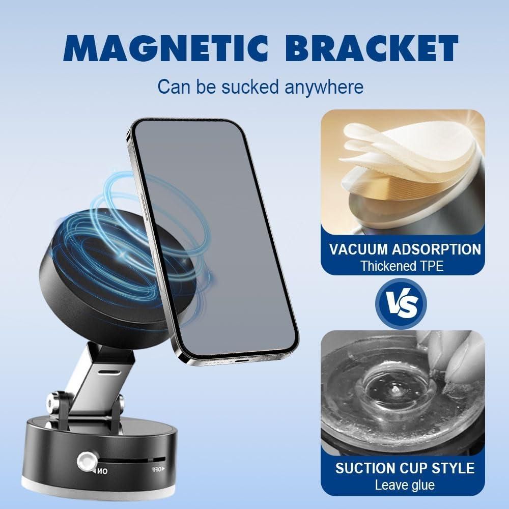Vacuum Suction Magnetic Phone Stand, TheGrabify®